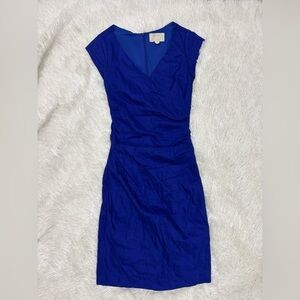 Nicole Miller Royal Blue Midi Dress